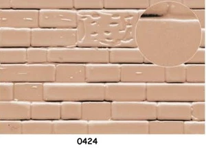 Lamellen 0424 0,5 mm x 300 mm x 174 mm 4 mm Spur 00 Dressed Stone Plastikard +2 Pfosten - Bild 1 von 8