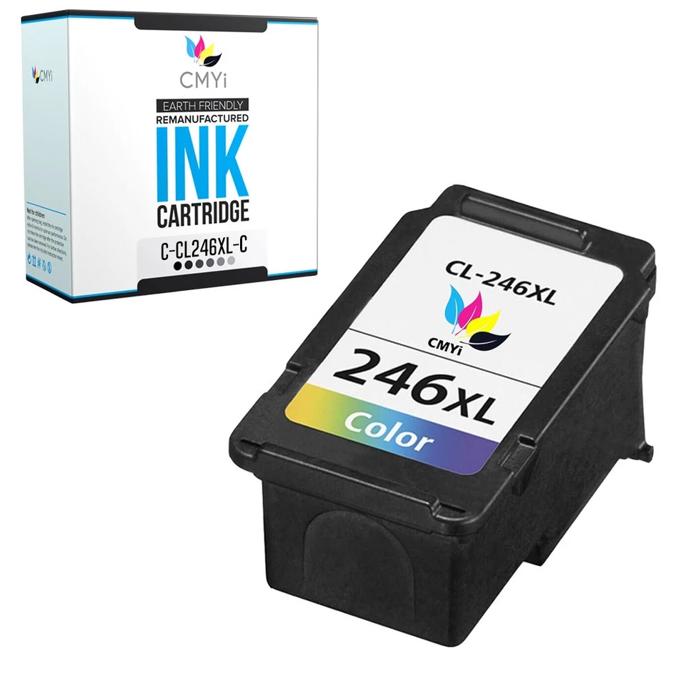 PG-245XL CL-246XL Ink Cartridges Lot for Canon 245XL 246XL Combo Pack Fits PIXMA - Image 1 of 4