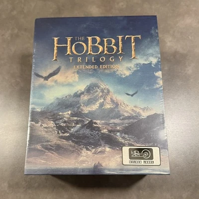 The Hobbit HDZeta Silver Label One-Click Boxset 4K Steelbook Trilogy New Sealed Foto 1 de 4