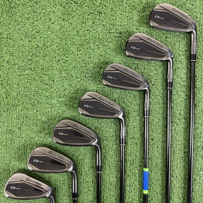 Juego de hierro Taylormade Qi Gunmetal 5-PW AW KBS Max MT 85 negro regular flexible acero Foto 1 de 4