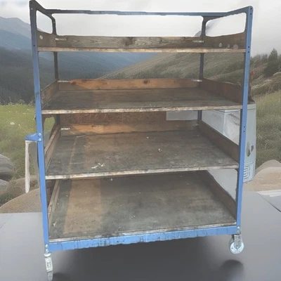 Industrie-Schwerlastregal mit Rollen – 128x80x165 cm – Neupreis 500 € - Bild 1 von 4