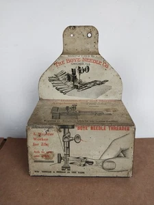Antico Boye Needle Co. Pubblicità Negozio Bancone Espositore Porta Aghi - Foto 1 di 10