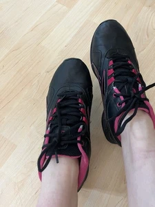 Reebok Turnschuhe Damen Sneaker 38 Gebraucht Schwarz Pink - Bild 1 von 11