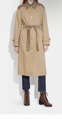 coach Signature Turnlock Trench. az m - Image 1 of 4