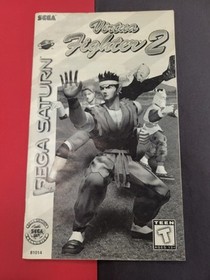 Virtua Fighter 2 II Sega Saturn Game Instruction Manual Only 