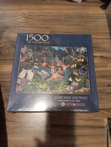 Bits & Pieces #03-0003 " RAINFOREST SANCTUARY" 1500 Pc Puzzle NEW Sealed  - Picture 1 of 7