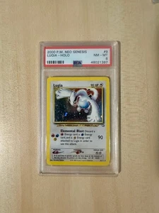 Pokemon 2000 Lugia Holo Neo Genesis PSA 8 NM-MT Neo Genesis #9 - Foto 1 di 2