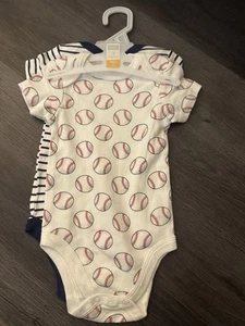 Hudson Baby 2pc Set Brand New Body Suits For Abby Boy Size 3/6 Months New - Picture 1 of 4