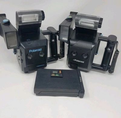 2 - 复古宝丽来 Miniportrait 相机型号 203 带胶片背面 - 未测试/阅读 — 第 1/4 张图片