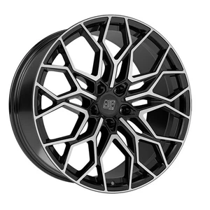 LLANTAS MSW MSW 51 PARA LAND ROVER DEFENDER 10X22 5X120 GLOSS BLACK FULL POLISH - Imagen 1 de 4