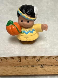 Fisher Price Little People Thanksgiving Indian Native American Girl Figure 2006 - Picture 1 of 5