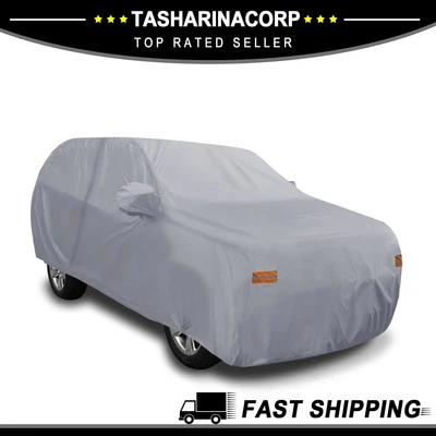 Cubierta de coche SUV para Chevrolet Tahoe 4 puertas 07-24 protección solar 190T gris PU Foto 1 de 4