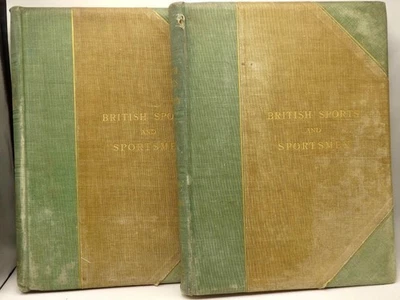1911 BRITISH SPORTS & SPORTSMEN Vols. 1&2 Racing, Coursing, Steeplechasing vgc - Image 1 of 4