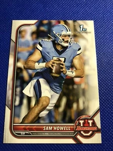 2022 #81 Sam Howell Bowman University 1st North Carolina - Imagen 1 de 2