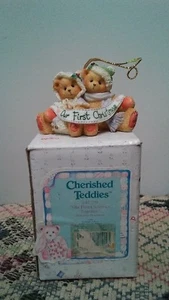 CHERISHED TEDDIES ORNAMENT OUR FIRST CHRISTMAS TOGETHER ITEM #141259 - Picture 1 of 4