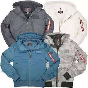 Alpha Industries Herren Bomberjacke MA-1 LW Hooded 126138 Jacke Farbauswahl NEU! - Bild 1 von 12