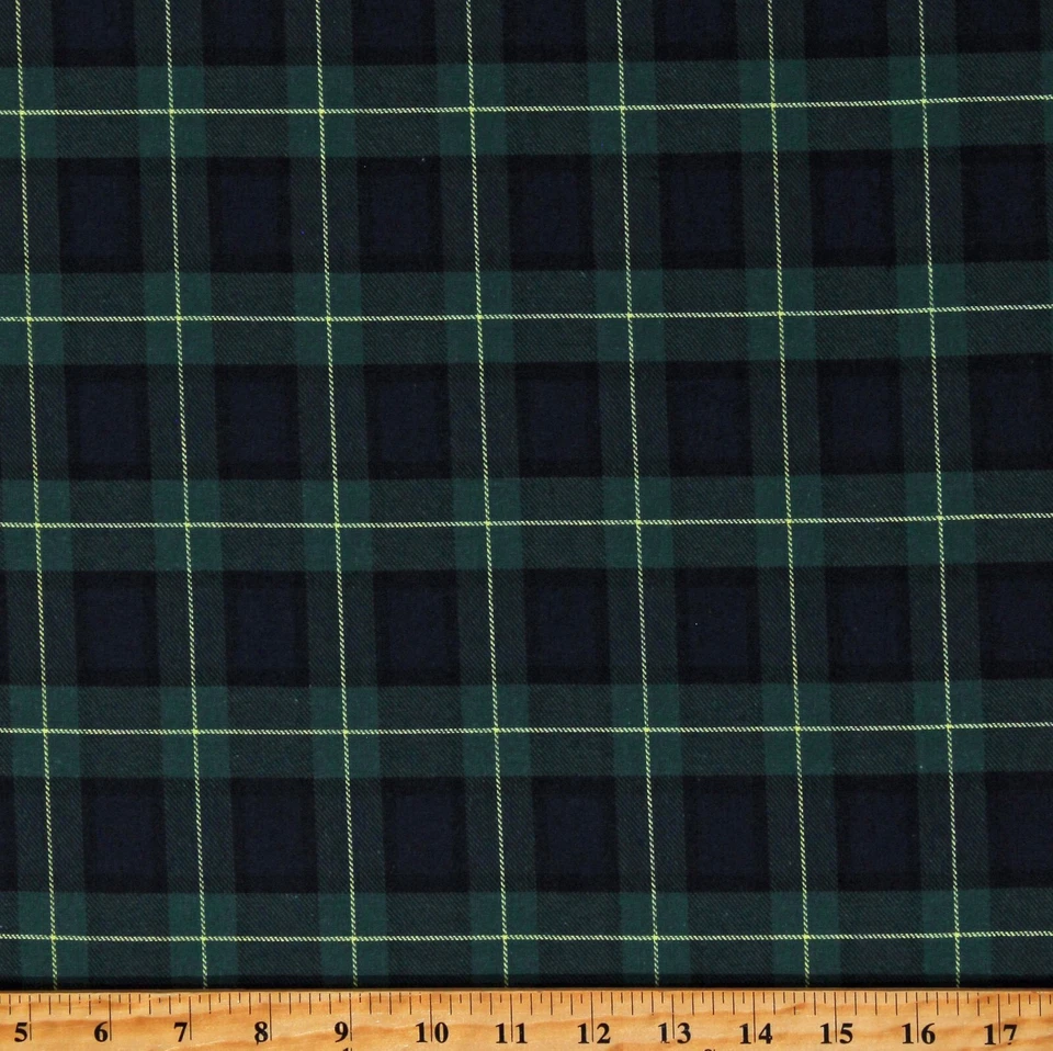 Tela clásica de sarga a cuadros de algodón Robert Kaufman Sevenberry por yarda D154.06 Foto 1 de 1