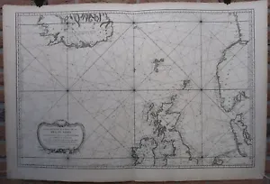 Antique Print-NORTH SEA-ICELAND-SCOTLAND-NORWAY-IRELAND-Bellin-1768 - Picture 1 of 2
