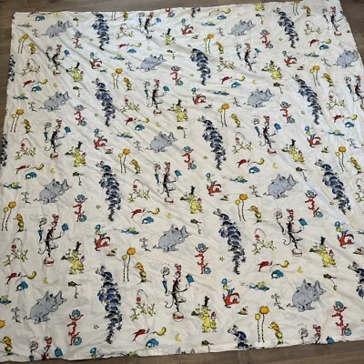 Pottery Barn Kids Dr. Seuss Queen Size Duvet - Image 1 of 4