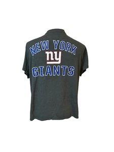 New York Giants Football Fanatics Men’s Size Medium Gray Shirt Shirts Preowned - Picture 1 of 5