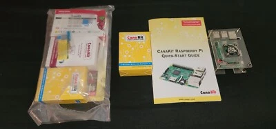 New CanaKit Raspberry Pi 3 Model B and Used Pi 3 Model B With Clear Case & Trans - Image 1 of 4