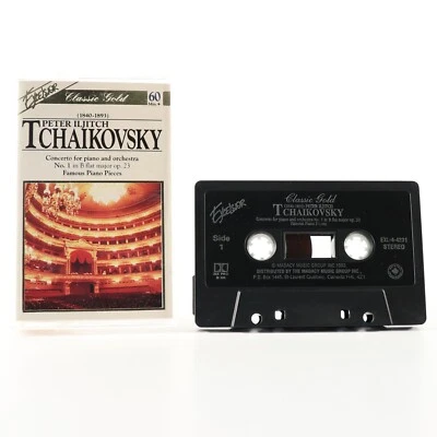 Tchaikovsky: Concerto for Piano & Orchestra No. 1 in B flat (Cassette Tape 1993) - Image 1 of 4