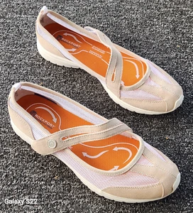 Rockport Mary Jane Flats White Mesh / Cream Swede Women's Size 10M - Picture 1 of 10