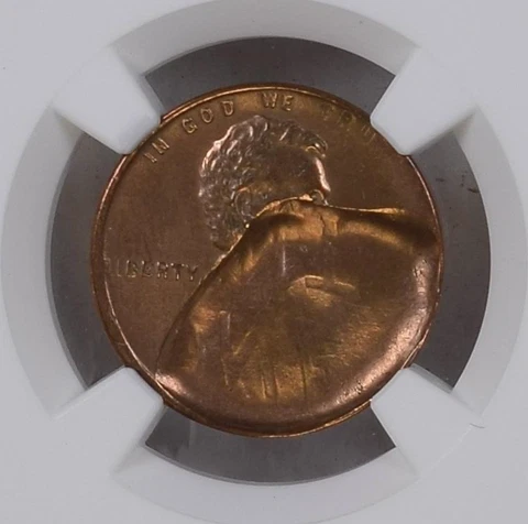 NGC MS60 Brockage Wheat 1c đź”´ $2,000 at Huge Dealer âś… RARE! Lincoln Cent Error âś… Cover
