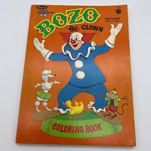 Vintage Bozo the Clown coloring book Whitman 1966 Larry Harmons TV - Picture 1 of 10