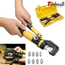 Findmall 10 Ton Hydraulic Crimper Crimping Tool Wire Battery Cable Lug Terminal