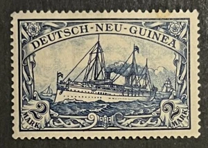 TRAVELSTAMPS: GERMANY GERMAN NEW GUINEA STAMPS Kaiser’s Yacht Mint OG H UnWMK - Picture 1 of 6