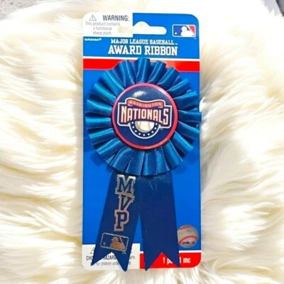 Washington Nationals MLB Baseball Pin 2019 Champions Ribbon MVP - Image 1 of 2