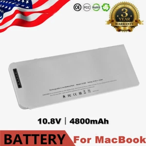 A1280 Battery For Apple MacBook 13" Aluminum Unibody A1278 (2008) MB466 MB467 - Picture 1 of 10