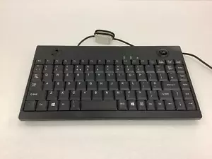 Accuratus KYBAC5015-USBBLK Professional Wired Mini Keyboard w/Optical Trackball - Picture 1 of 11