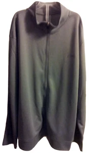 Mens Gray Jacket Size 2XL Zip Front Athletic Golf Fitness Training Pockets NWT - Picture 1 of 10