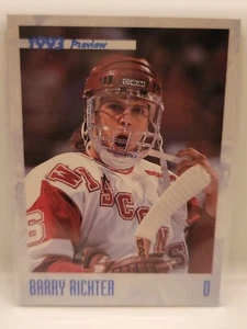 Barry Richter 1993 Classic NHL Draft Preview Card - Limited to 17,500 - Picture 1 of 3