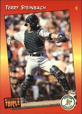 1992 Donruss Baseball Triple Play #10 Terry Steinbach