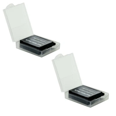 2x Astuccio cover custodia per batteria GoPro Hero 5 6 7 8 Xiaomi Yi 4k Eken H9