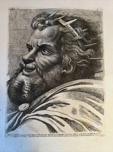 COSTANTINO, volti di personaggi illustri ricavati da dipinti di Raffaello,1756 - Picture 1 of 8
