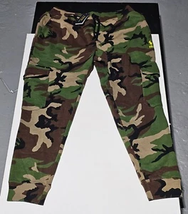 Polo Ralph Lauren Voyager Camo Green Cargo Sweatpants Joggers Men’s Large $248 - Picture 1 of 11