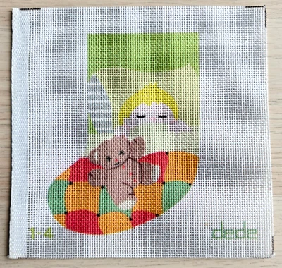 Lona Dede Needlepoint: mini medias de oso de peluche para dormir para niños 1-4 Foto 1 de 2