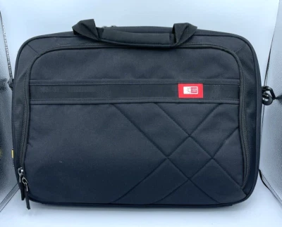Case Logic 15" Laptop & Tablet Bag 黑色 公文包 斜挎包 肩带 — 第 1/4 张图片