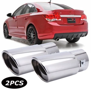 For Chevy Cruze 2010-2019 Car Stainless Steel Rear Exhaust Pipe Tail Muffler Tip - Picture 1 of 16
