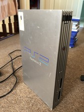 Sony PlayStation 2 Silver Console Including Controller Memory Card And Games