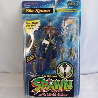 SHE-SPAWN Deluxe Edition Ultra-Action Figure 1996 Series 4 McFarlane Toys NIP - Image 1 of 4