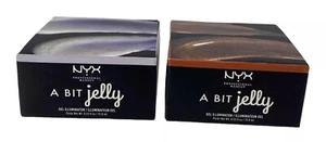 NYX A Bit Jelly Illuminator Highlighter Gel BRONZE & OPALESCENT Lot of 2 New - Picture 1 of 4