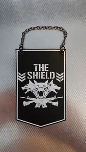 WWE Shield Mini Banner Style 3 - Picture 1 of 2