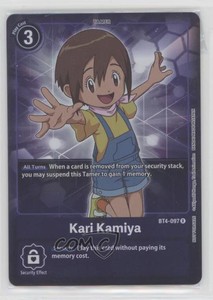 2021 Digimon Card Game - Great Legend Kari Kamiya #BT4-097 sy7