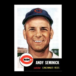 Andy Seminick 1991 Topps Archives 1953 Cincinnati Reds #153 NM-MT GM 1