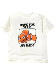 Disney Finding Nemo Boys White Have You Seen My Dad Tee Shirt - Picture 1 of 1